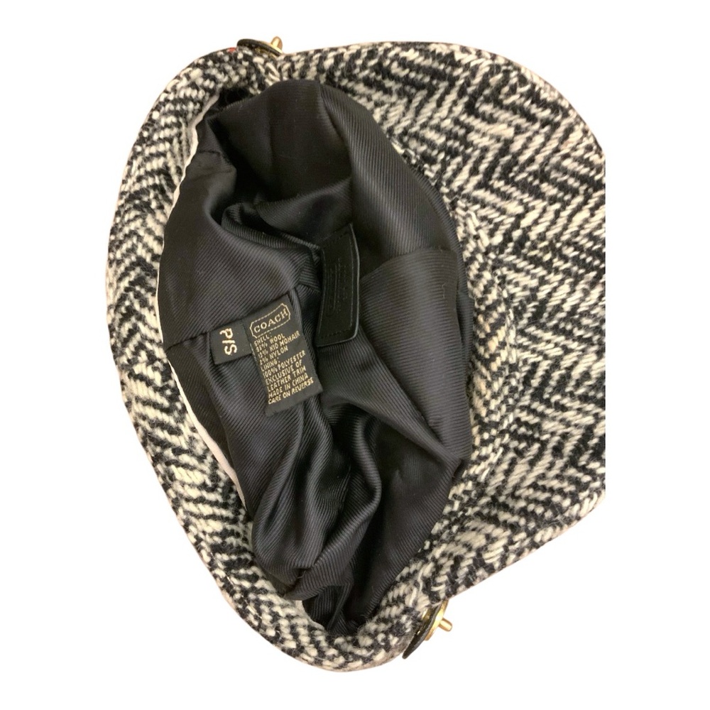 Coach Newsboy Hat, OS ~Herringbone~ NWOT! - Picture 6 of 6